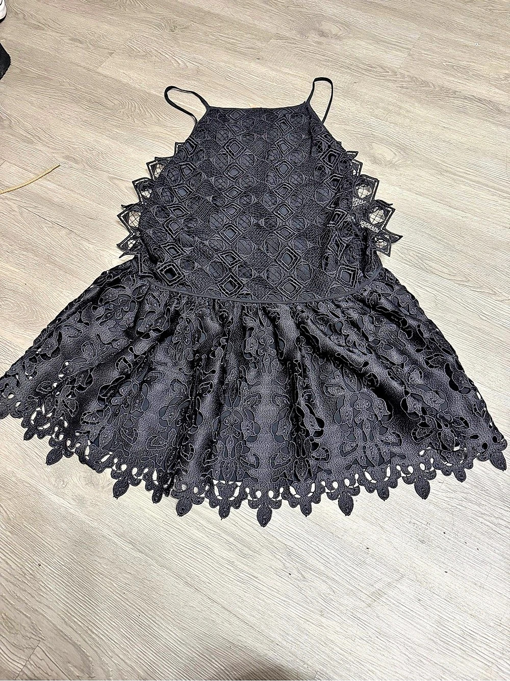 N°21 Girls Size 2 Black Lace Dress